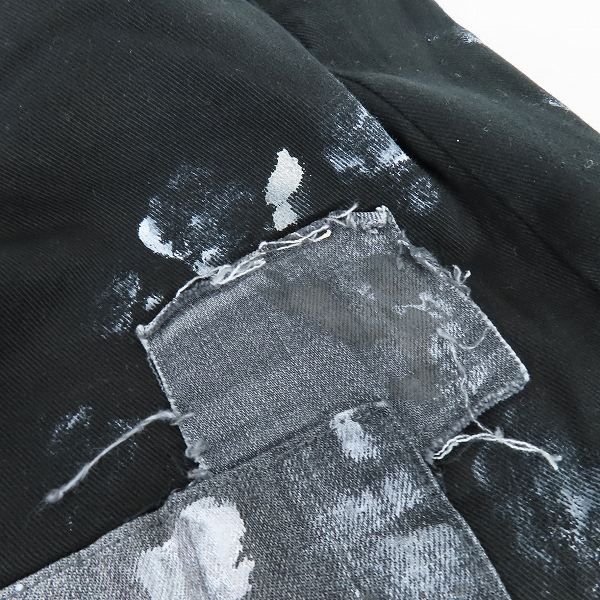 実際に弊社で買取させて頂いたglamb/グラム Unplugged Atelier Denim/アンプラグドアトリエ デニムパンツ パッチワーク/ペンキ加工 GB0124/P03/Lの画像 5枚目