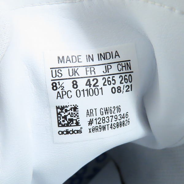 実際に弊社で買取させて頂いたadidas×EDIFICE/IENA/アディダス×エディフィス/イエナ STAN SMITH スタンスミス GW6216 26.5の画像 5枚目