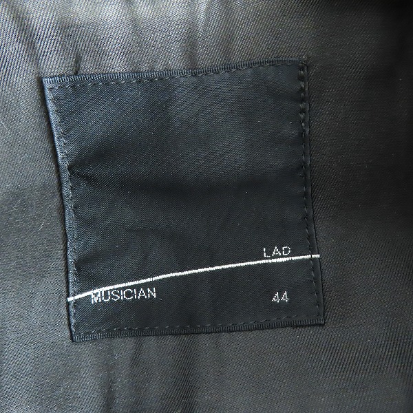 実際に弊社で買取させて頂いたLAD MUSICIAN/ラッドミュージシャン ライダース ジャケット 2113-362/44の画像 2枚目
