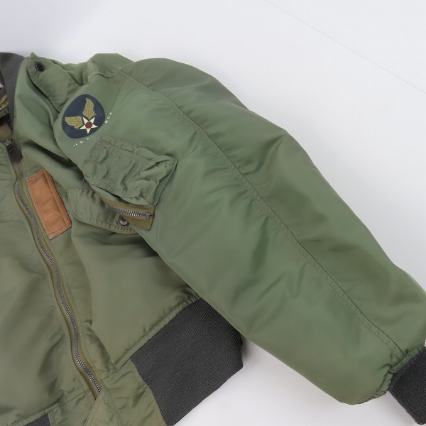実際に弊社で買取させて頂いたBuzz Rickson's/バズリクソンズ L-2B フライトJKT/M13467/Mの画像 8枚目