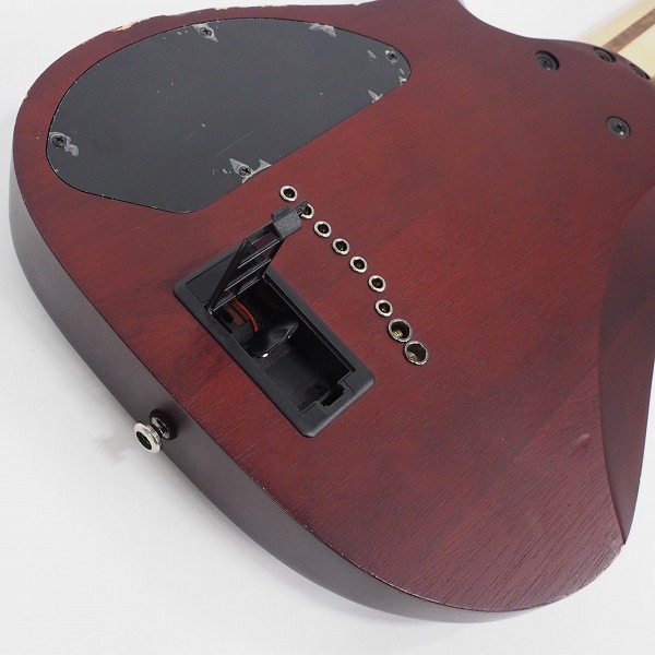 実際に弊社で買取させて頂いた★【難有り】Ibanez/アイバニーズ Iron Label RGIR9FME-FDF アクティブ9弦エレキギター メタルシリーズ ソフトケース付の画像 7枚目