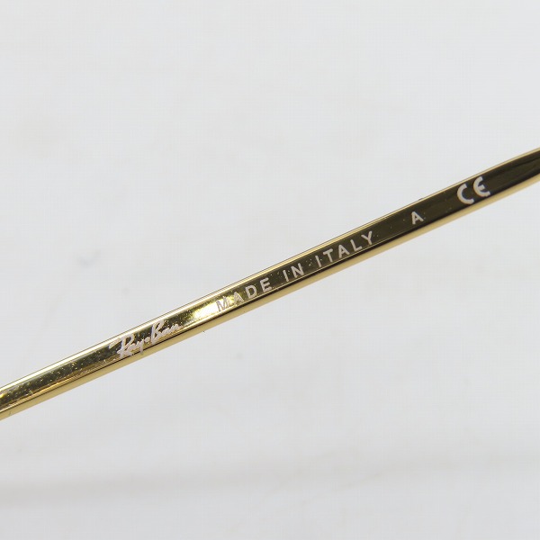 実際に弊社で買取させて頂いたRay-Ban/レイバン ROUND METAL ラウンドメタル 度入り眼鏡/メガネフレーム/サングラスレンズ付き RB3447 9196/31の画像 5枚目