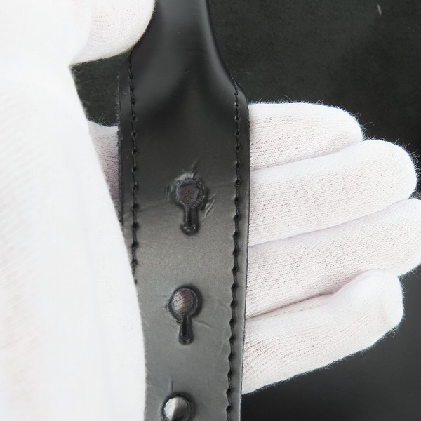 実際に弊社で買取させて頂いたDr.Martens/ドクターマーチン レザー SMALL BACK PACK ミニリュック/バックパック ブラック AC989003の画像 6枚目