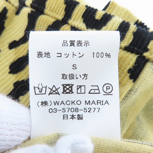 実際に弊社で買取させて頂いたWACKO MARIA/ワコマリア The Guilty Parties/ギルティーパーティーズ コットン レオパード ワークシャツ/Sの画像 3枚目