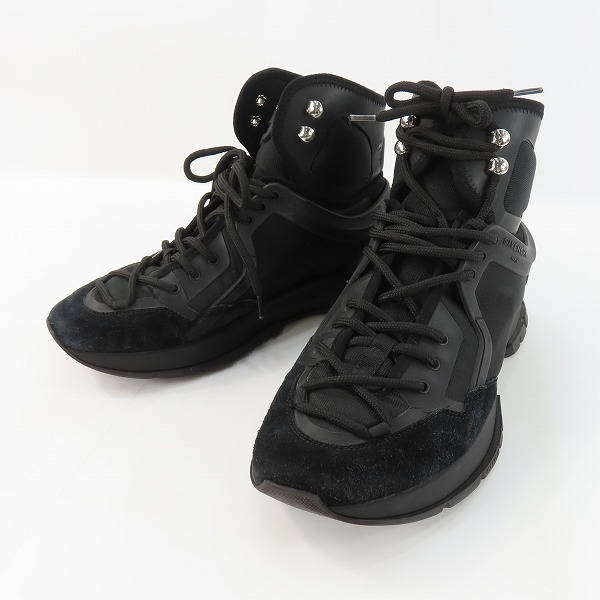 実際に弊社で買取させて頂いたGIVENCHY/ジバンシィ スウェードレザー切替 ハイカットスニーカー 41