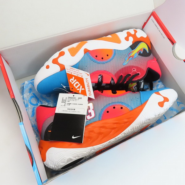 実際に弊社で買取させて頂いた【未使用】NIKE×Hot Wheels/ナイキ×ホットウィール PG 6 NRG EP スニーカー DH8445-400 26.5の画像 7枚目