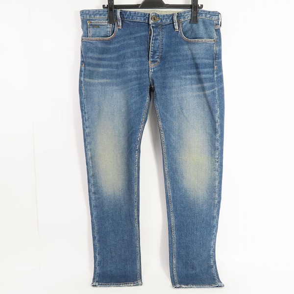 実際に弊社で買取させて頂いた【JPタグ】EMPORIO ARMANI/エンポリオアルマーニ DENIM BLU MD ウォッシュブルー デニムパンツ 3L1J75 1DK2Z/36