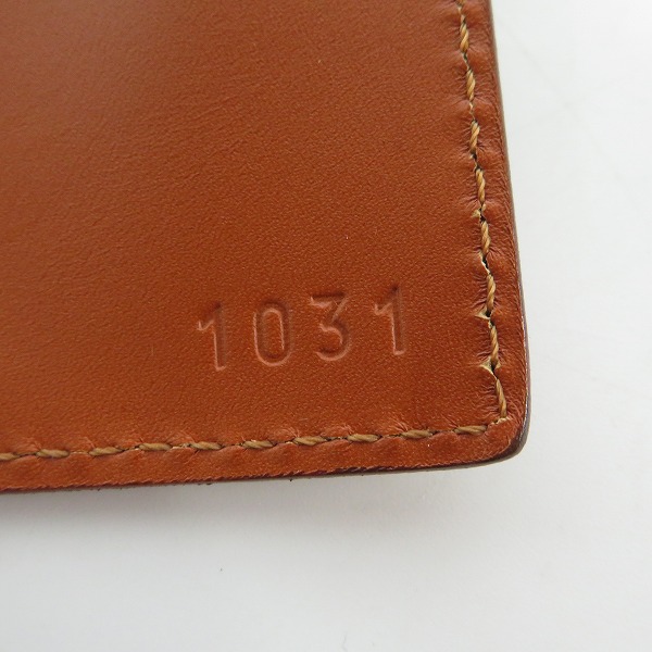 実際に弊社で買取させて頂いたFelisi/フェリージ クロコダイル型押し ミニウォレット 1031の画像 6枚目