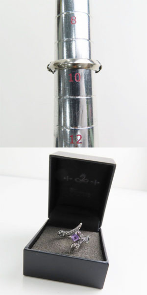 実際に弊社で買取させて頂いたBizarre/ビザール Ouroboros Collection Eternal/エターナルシルバーリング スネーク/蛇 10号の画像 9枚目