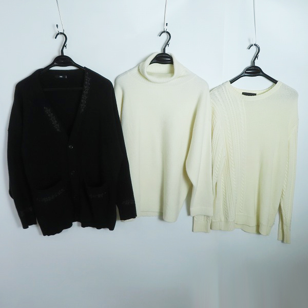 実際に弊社で買取させて頂いたHARE/ハレ Lui's/ルイス VAGO/ヴァーゴ ニット/カーディガン 3点セット