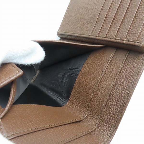 実際に弊社で買取させて頂いたGUCCI/グッチ インター レザー 二つ折り 財布 の画像 6枚目
