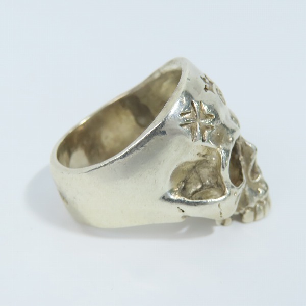 実際に弊社で買取させて頂いた【ギャラ付】Gabor/Gaboratory/ガボール ミディアムラージスカルリングwアウトジョー 23.5-25号の画像 3枚目