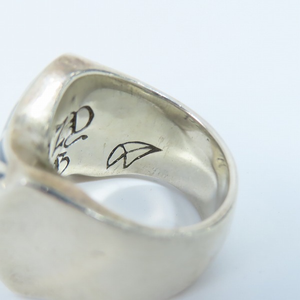 実際に弊社で買取させて頂いたCRAZY PIG/クレイジーピッグ ユニオンジャックジャックリング 20.5-21.5号の画像 7枚目