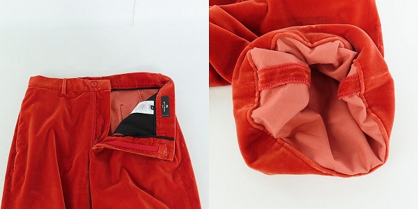 実際に弊社で買取させて頂いた【JPタグ】ETRO/エトロ ベロアワイドパンツ 222-1W757-0551/48の画像 7枚目