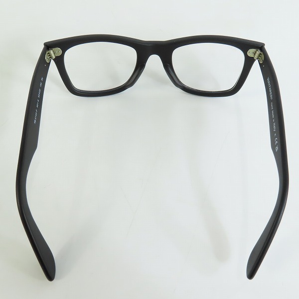 実際に弊社で買取させて頂いたRay-Ban/レイバン WAYFARER/ウェイファーラー メガネフレーム RB2140-F 901-Sの画像 3枚目