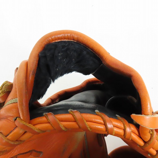 実際に弊社で買取させて頂いたHI-GOLD/ハイゴールド 己極シリーズ 軟式 右投げ用  三塁手/オールポジション グローブ OKG-6715の画像 4枚目