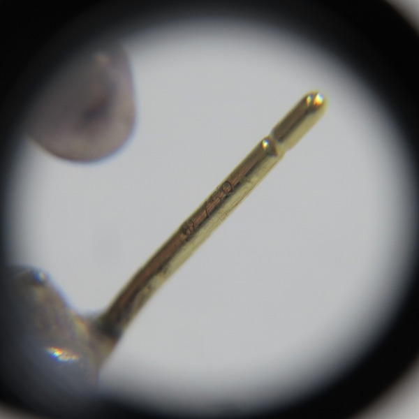 実際に弊社で買取させて頂いたLEATHERS AND TREASURES/レザーズアンドトレジャーズ Skull earring スカルイヤリング ピアス w/ストーンの画像 5枚目