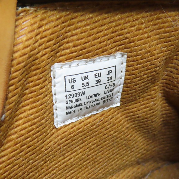 実際に弊社で買取させて頂いたTimberland/ティンバーランド 6インチ レースアップブーツ 12909W/24の画像 4枚目