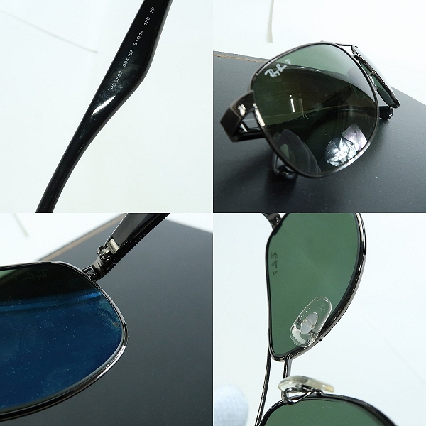 実際に弊社で買取させて頂いたRay-Ban/レイバン サングラス/アイウェア 偏光レンズ RB3502 004/58の画像 8枚目