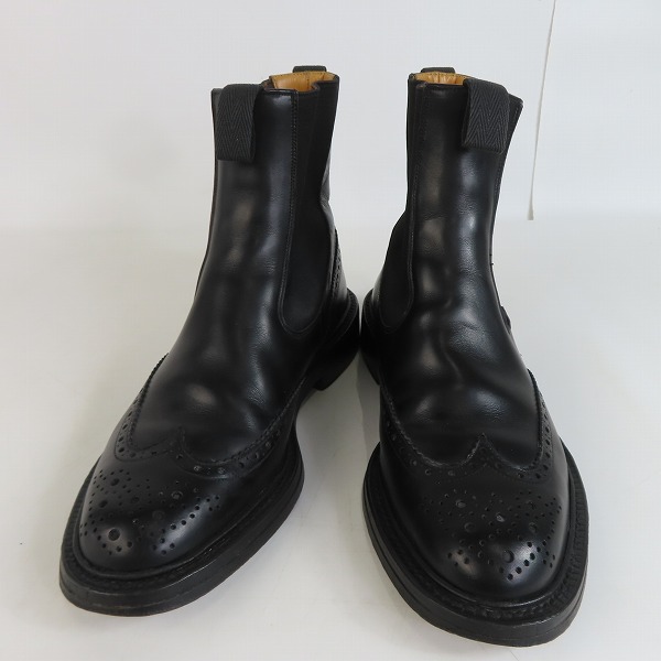 実際に弊社で買取させて頂いたTricker's/トリッカーズ サイドゴアブーツ ウィングチップ ブラック M2754/8.5