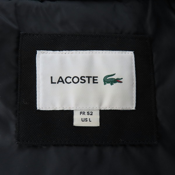 実際に弊社で買取させて頂いたLACOSTE/ラコステ ピケダウンジャケット BH102EL /Lの画像 2枚目