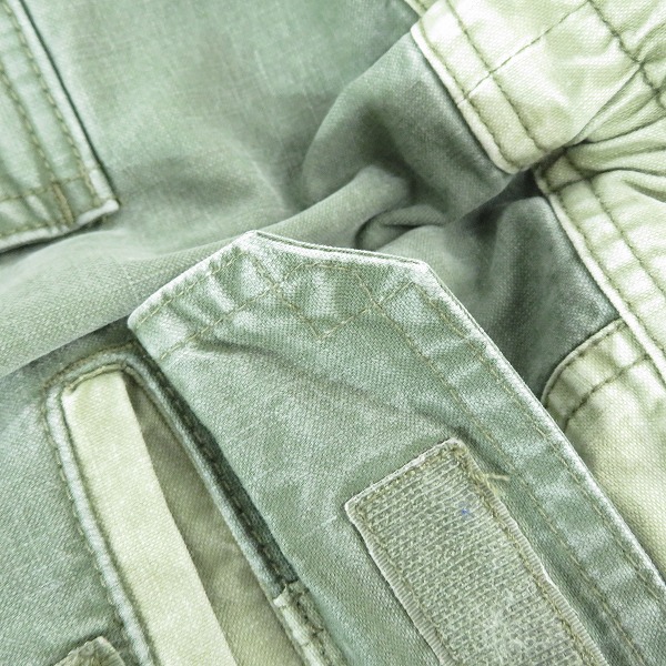 実際に弊社で買取させて頂いたBACKLASH/バックラッシュ USA-COTTON STONE WASHED STITCHES SARROUEL SHORTS ハーフパンツ 1988/Mの画像 8枚目