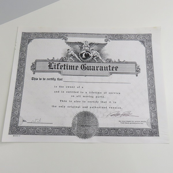 実際に弊社で買取させて頂いたALEX STREETER/アレックスストリーター 初期 ブラックマジックリング ダークサイドリング 12号の画像 8枚目