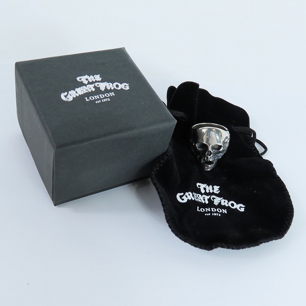 実際に弊社で買取させて頂いたTHE GREAT FROG/ザ グレートフロッグ ペストスカルリング 24号の画像 8枚目
