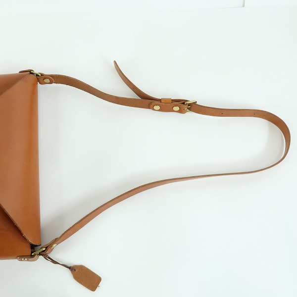 実際に弊社で買取させて頂いたHERZ/ヘルツ レザー ショルダーバッグ ブラウンの画像 5枚目