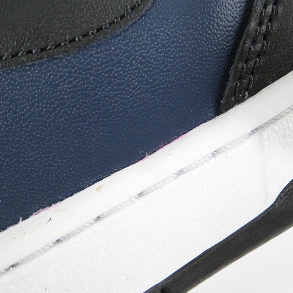実際に弊社で買取させて頂いた【未使用】NIKE×FRAGMENT DESIGN/ナイキ×フラグメントデザイン DUNK HI/ダンク ハイ ミッドナイトネイビー DJ0383-400 27の画像 7枚目