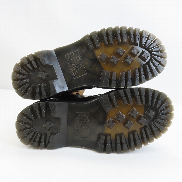 実際に弊社で買取させて頂いた【未使用】Dr.Martens/ドクターマーチン SINCLAIR ジャングル ブーツ クロコエンボス ブラック 26260001/UK5の画像 2枚目