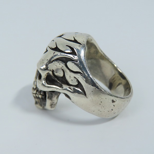 実際に弊社で買取させて頂いたCRAZY PIG/クレイジーピッグ トライバルスカルリング 21号の画像 2枚目