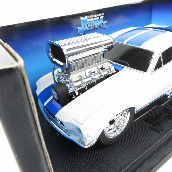 実際に弊社で買取させて頂いたFUNLINE/ファンライン MUSCLE MACHINES/マッスルマシーンズ 1/18 ’66 MUSTANG/フォード マスタング ミニカーの画像 2枚目