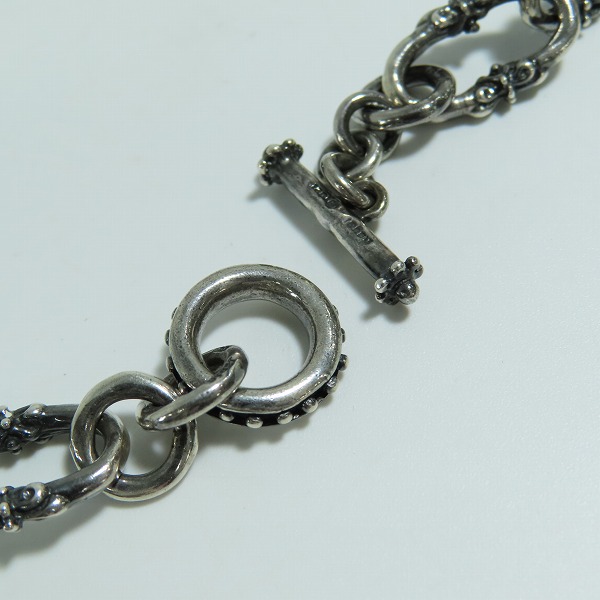 実際に弊社で買取させて頂いたROYAL ORDER/ロイヤルオーダー ラージクロスw/クラウンペンダントトップ  ネックレスチェーン Tバーの画像 7枚目