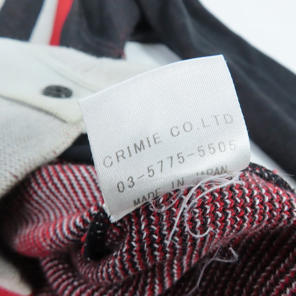 実際に弊社で買取させて頂いたCRIMIE/クライミー ストライプニット カーディガン/Mの画像 4枚目