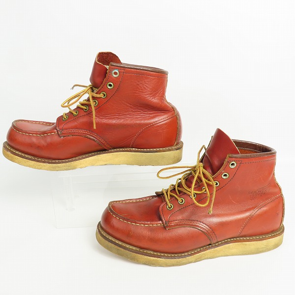実際に弊社で買取させて頂いたRED WING/レッドウィング アイリッシュセッター ワークブーツ 刺繍羽タグ 8131/9.5の画像 3枚目