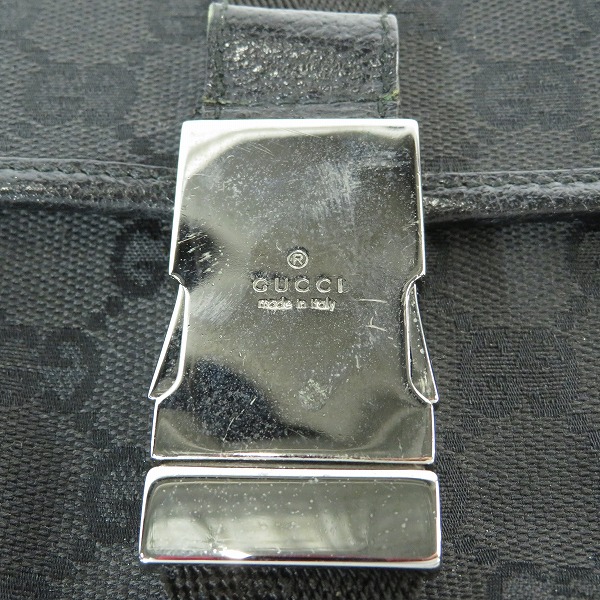 実際に弊社で買取させて頂いたGUCCI/グッチ GG柄 レザー ミニショルダーバッグの画像 4枚目