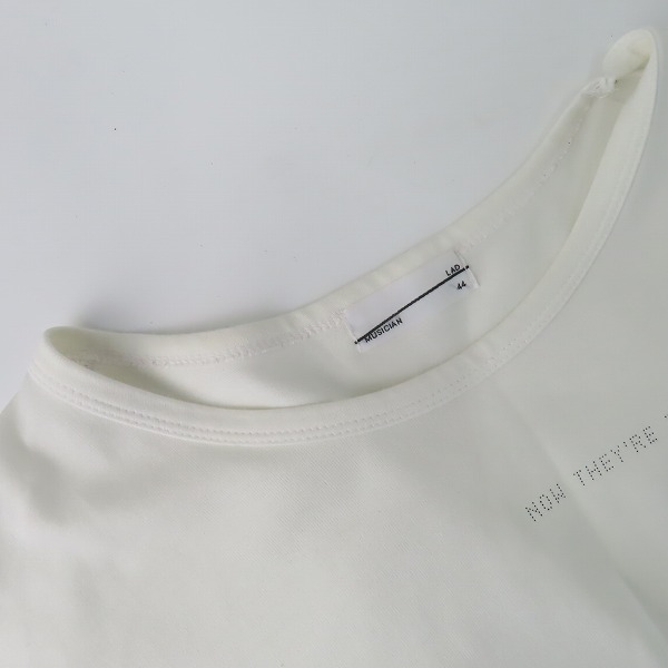 実際に弊社で買取させて頂いたLAD MUSICIAN/ラッドミュージシャン 英字プリント 半袖Tシャツ 44の画像 5枚目