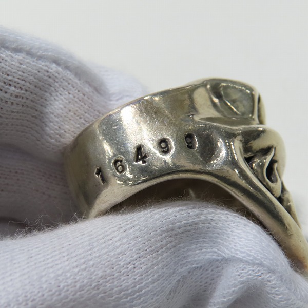 実際に弊社で買取させて頂いたSTARLINGEAR/スターリンギア スピットファイア スカル リング 24-25号の画像 7枚目