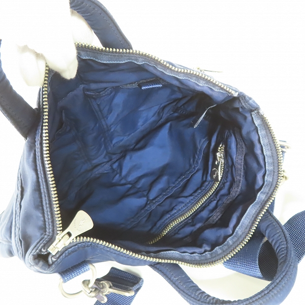 実際に弊社で買取させて頂いたPORTER CLASSIC/ポータークラシック SUPER NYLON ヘルメットバッグ Sの画像 5枚目