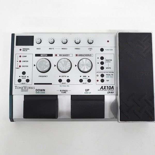 実際に弊社で買取させて頂いたKORG/コルグ TONEWORKS AX10A エレクトリックアコースティックギター用マルチエフェクター【簡易動作確認済】