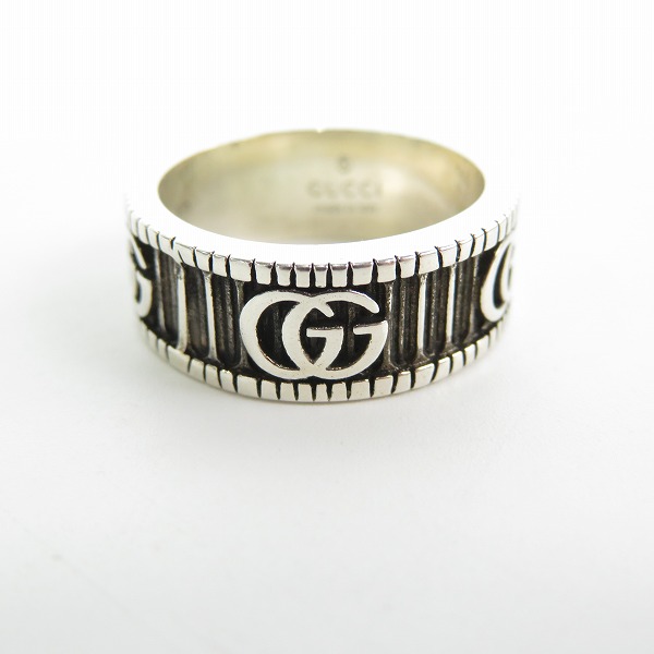 実際に弊社で買取させて頂いたGUCCI/グッチ ダブルG シルバー リング 551899 J8400 0811/16号の画像 1枚目