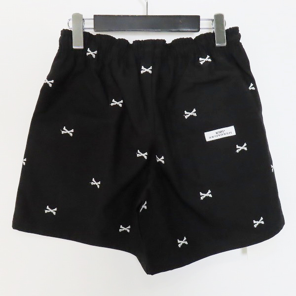 実際に弊社で買取させて頂いた【未使用】WTAPS/ダブルタップス 22SS SEAGULL SHORTS/ボーン刺繍ハーフパンツ 221TQDTｰPTM06/01の画像 1枚目