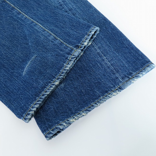 実際に弊社で買取させて頂いたMINEDENIME/マインデニム L Straight 5pocket ダメージデニムパンツ 2304-1007-85-322/9の画像 7枚目