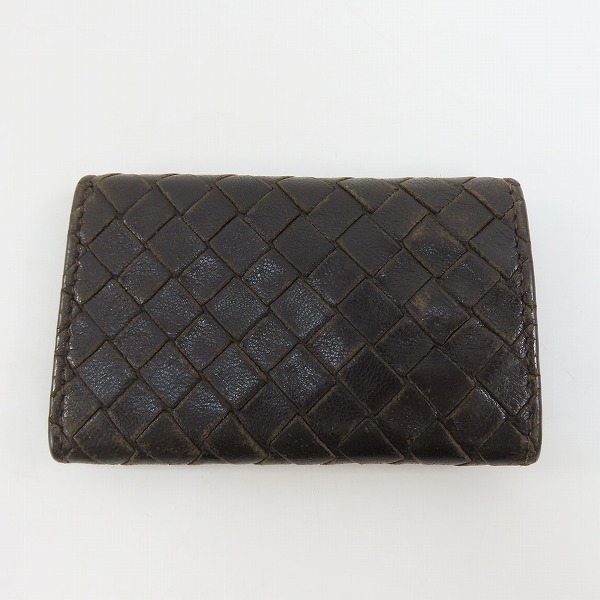 実際に弊社で買取させて頂いたBOTTEGA VENETA/ボッテガヴェネタ レザーキーケースの画像 1枚目