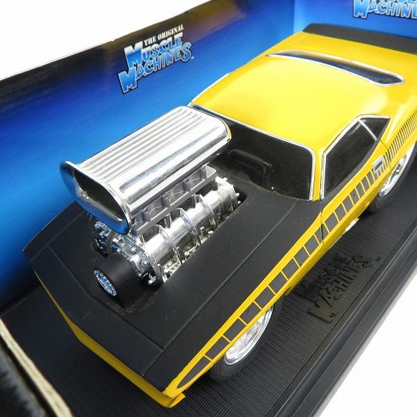 実際に弊社で買取させて頂いたFUNLINE/ファンライン MUSCLE MACHINES/マッスルマシーンズ 1/18 ’70 CUDA/クーダ ミニカー ダイキャストカーの画像 2枚目