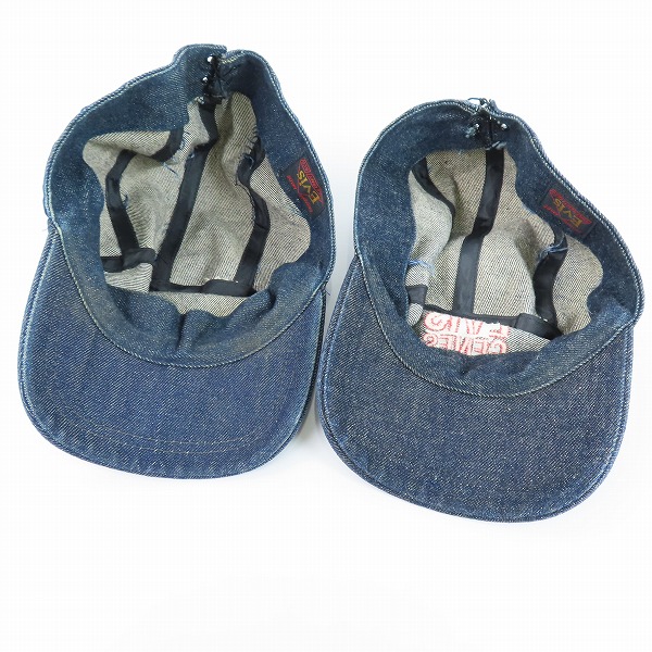 実際に弊社で買取させて頂いたEVISU/エヴィス 90s 初期ハウスタグ デニム生地 キャップ 2点セットの画像 3枚目