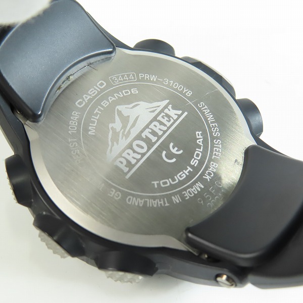 実際に弊社で買取させて頂いたCASIO/カシオ PRO TREK プロトレック 腕時計 PRW-3100YBの画像 3枚目