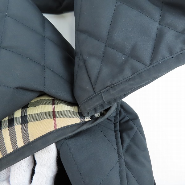実際に弊社で買取させて頂いたBURBERRY LONDON/バーバリーロンドン キルティングブルゾン/160Aの画像 6枚目