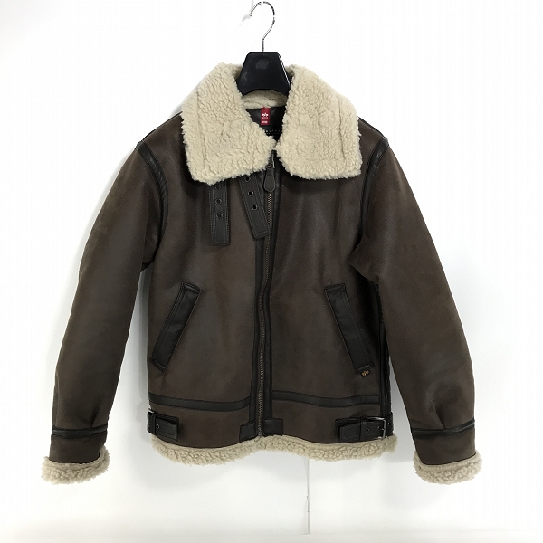 実際に弊社で買取させて頂いたALPHA INDUSTRIES/アルファインダストリーズ B-3 JACKET FAKE MOUTON フライトジャケット TA1398-068 M